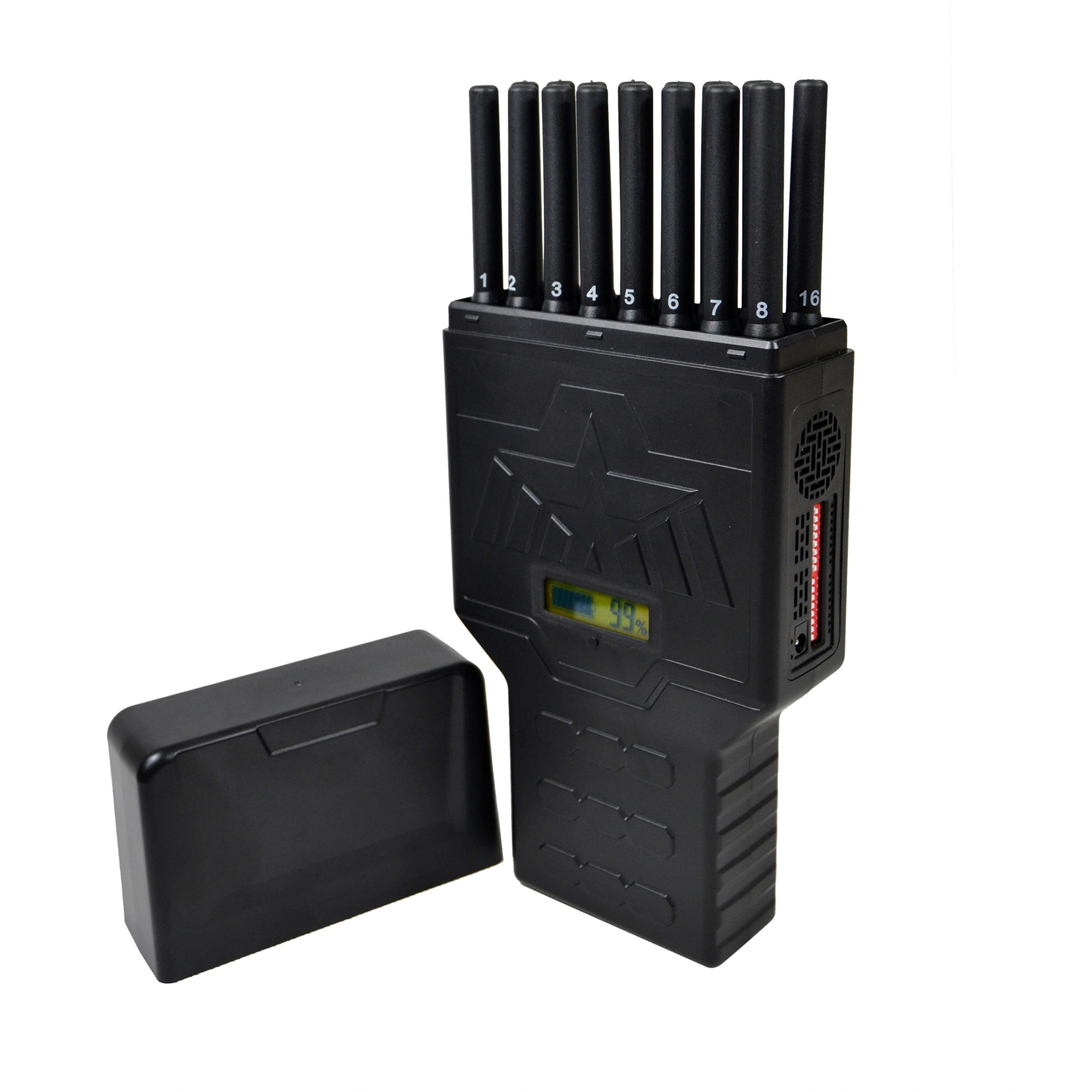 All-in-one Universal 16 Antennas High Power Handheld Signal Jammer Blocker--Cellphone Jammer\/RF ...